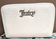 Juicy Couture Rare White Embossed Wallet