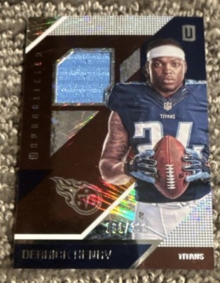 2016 Panini Unparalleled Derrick Henry Titans Rookie Materials Patch #RM-DH /299