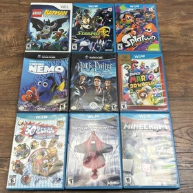 Huge Lot Nintendo DS Wii WiiU Consoles Accessories Bundle Gamecube Games Tower