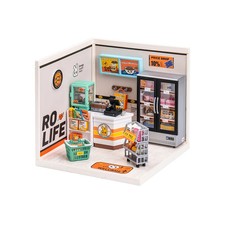 Robotime DW002 Energy Supply Store Plastic DIY Miniature House Kit