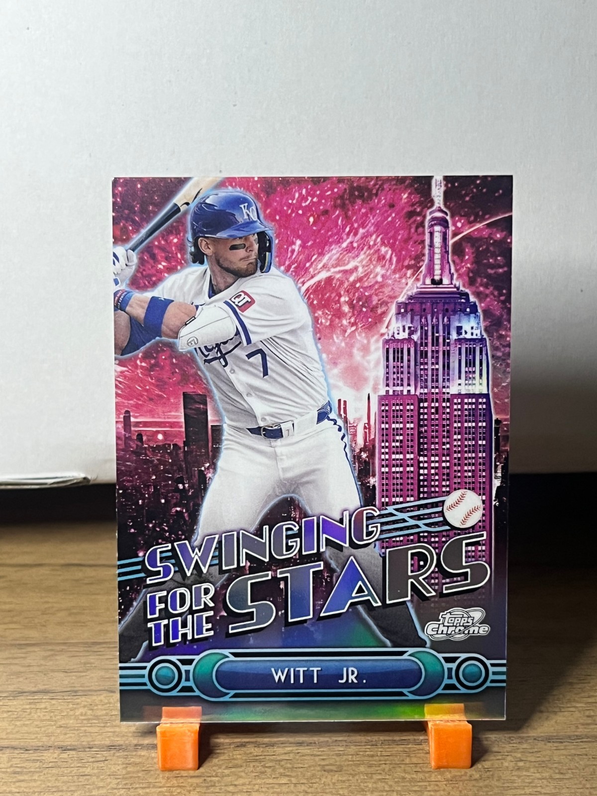 2024 Topps Chrome - Swinging for the Stars Bobby Witt Jr. #STS-17 Clean