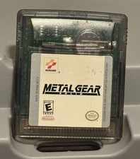 Metal Gear Solid Game Boy Color GameBoy & Manual USA Version Genuine & Authentic