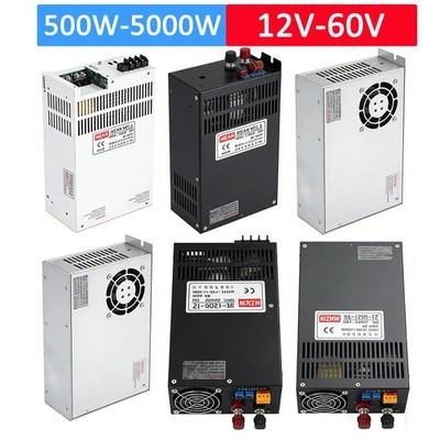 Netzteil Regelbar 500W-5000W Stabilisiert DC 12V 24V 36V 60 Schaltnetzteil Labor