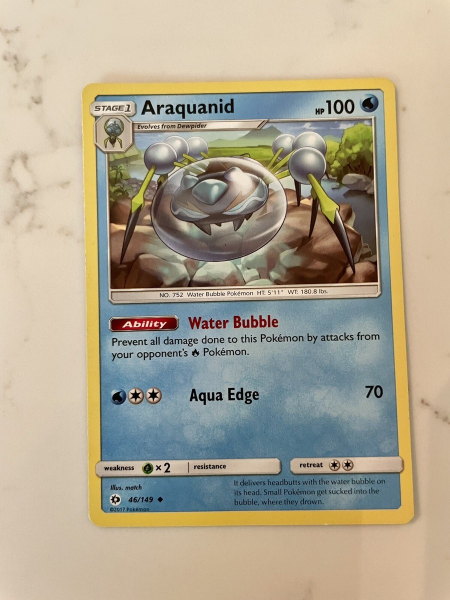 Dewpider & Araquanid Pokemon Cards | eBay Dewpider & Araquanid Pokemon Cards | eBay