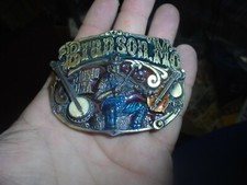 Vintage 1985 Branson Mo Missouri Music USA Belt Buckle