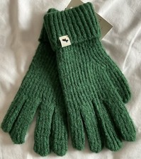 Radley Knitters Lane - Ribbed Gloves- Cedar Green - One Size