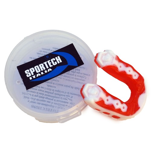 Paradenti Boxe in GEL-FIT Protezione denti Bite Muay Thai Kick Boxing MMA Karate - Foto 17 di 26