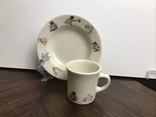 Nicole Miller For FISHS EDDY Homer Laughlin Childs China Bowl & Cup