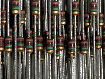 PIHER 1M x 1/8W CARBON film resistor (20 Pack)