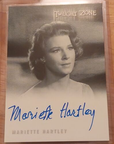 2009 Complete Twilight Zone 50th Anniversary Mariette Hartley A99 autograph card - Afbeelding 1 van 3