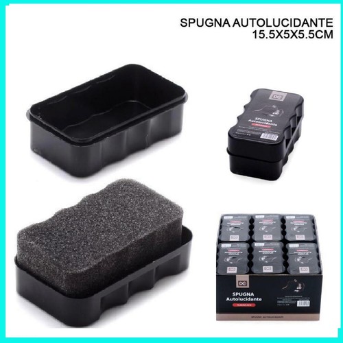 SPUGNA AUTOLUCIDANTE PER SCARPE IN PELLE SPUGNETTA LUCIDA SCARPE  LUSTRASCARPE N | eBay