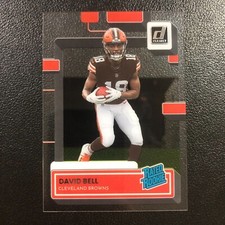 2022 Panini Clearly Donruss NFL #82 David Bell Rated Rookie Browns