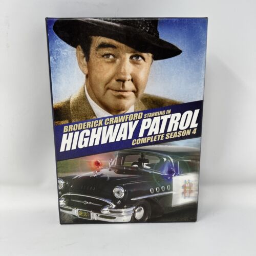 Highway Patrol: Complete Season 4 (DVD, 2013, 5-Disc Box Set) Broderick Crawford - Afbeelding 1 van 8
