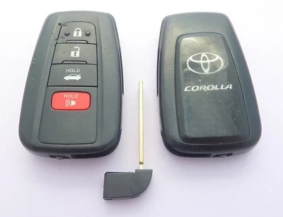 OEM 2019-2022 TOYOTA COROLLA smart keyless entry remote key fob *WORN HYQ14FBN - Image 1 of 4