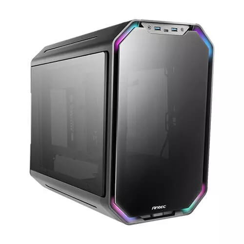 Antec Dark Cube ITX Case,M-ATX, ITX,Glass,512 x 240 x 406 mm (DWH), Dark Cube - Picture 2 of 8
