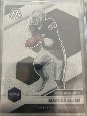 2021 Panini Mosaic Marcus Allen White Sparkle Super Bowl MVPs #298 Raiders SP