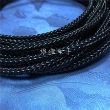 DIY 7N single crystal copper wire 8 strands braided headphone upgrade cable