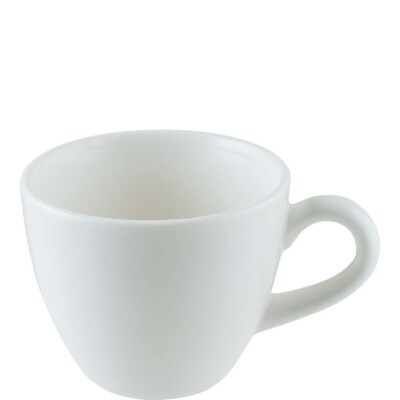 6x Bonna Matt White Rita Obertasse 8,5x5,4cm 8cl Porzellan Tasse Kaffeetasse 