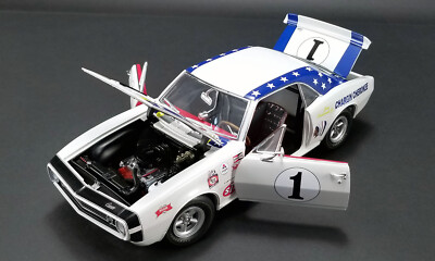 1/18 Chevrolet Camaro Team Cherokeen 1 1968 J. Chitwood Jr. White