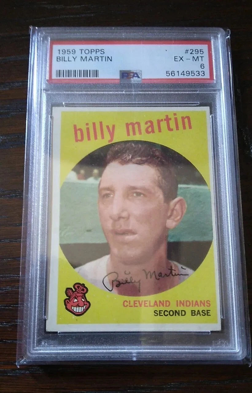 1959 Topps #295 Billy Martin PSA 6