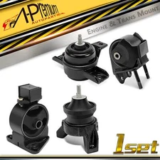 A-Premium 4x Engine Motor & Transmission Mount for Hyundai Santa Fe Kia AWD Auto