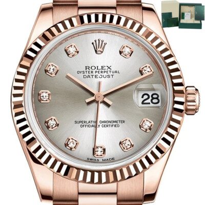Rolex New Datejust 178275 President Gold Diamond Automatic Box/Paper/5WTY #RL110