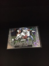 Josh Jacobs 2020 Panini Prizm All-Out Disco Prizm Football Card Raiders