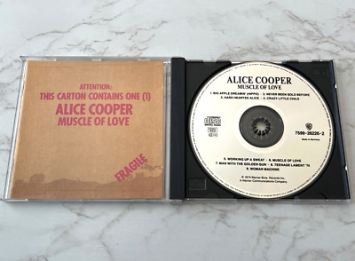 Alice Cooper Muscle Of Love CD GERMANY IMPORT! Warner Vincent Furnier RARE! OOP!