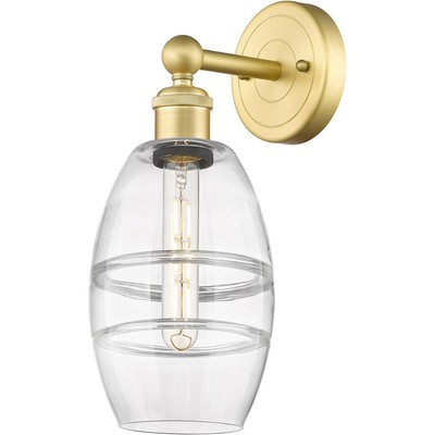 Innovations Lighting 616-1W-SG-G557-6CL Edison Vaz Wall Sconce Satin Gold