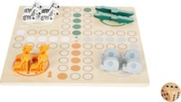 Ludo Safari WüRfelspiel Aus Holz Brettspiel Tiere