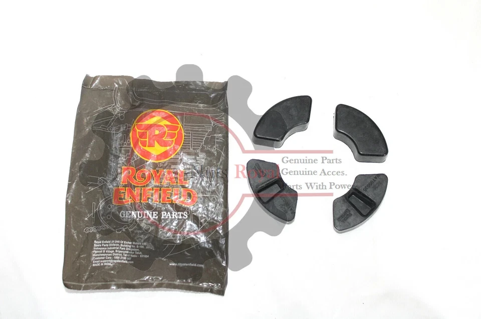 Royal Enfield "Continental GT 650"/"Interceptor 650" "COJÍN DE GOMA" Ajuste Foto 2 de 4