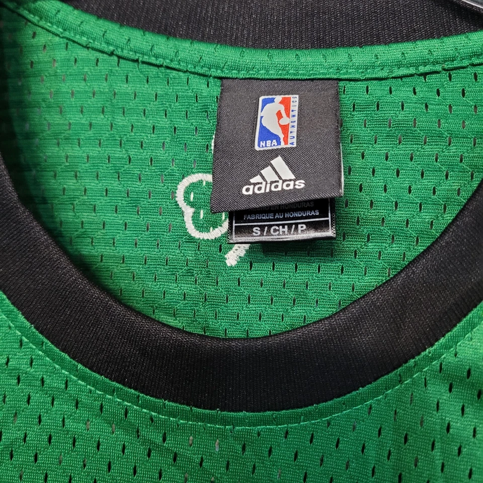 老式阿迪达斯 NBA 波士顿凯尔特人队 Rajon Rondo 9 Swingman 球衣 S 定制 — 第 3/4 张图片