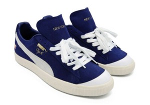 puma clyde navy blue