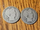 Barber Liberty Head Half Dollar Lot of 2 - 1913 50C