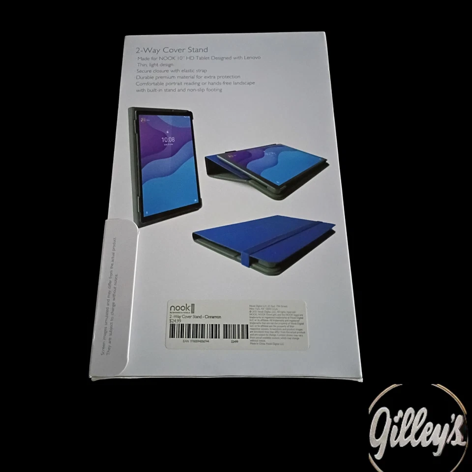 Brand New Nook 2-Way Cover Stand for 10" HD Lenovo Tablet Cinnamon Color by B&N - Image 2 of 2