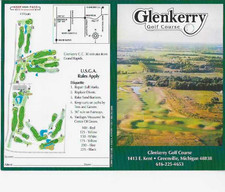Unused Golf Scorecard from Glenkerry Golf Course, Greenville , Michigan