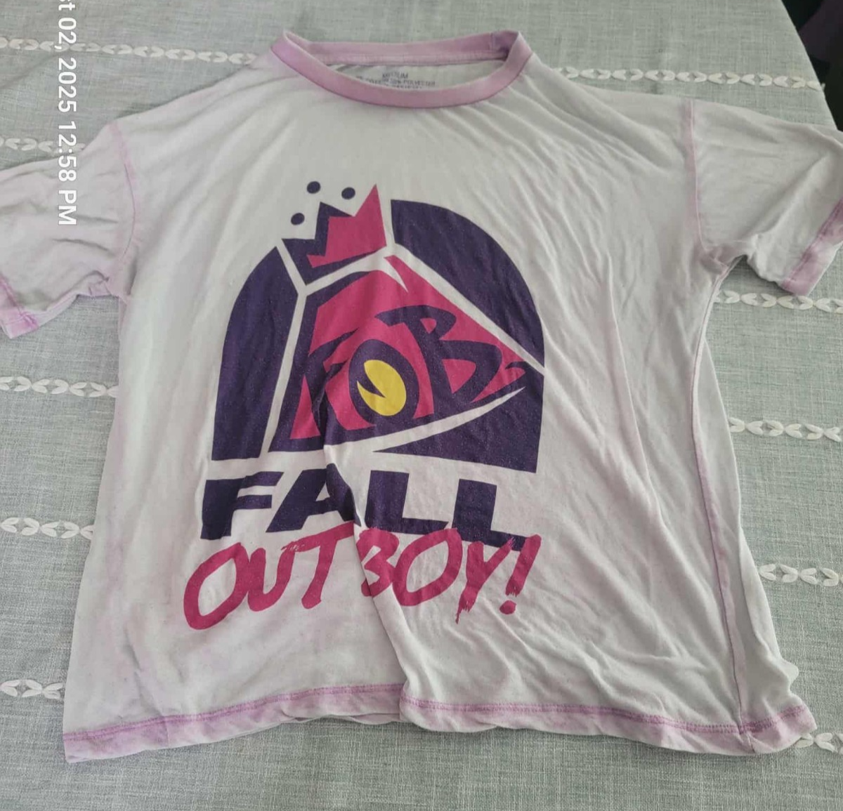 Fall Out Boy (Taco Bell Style) Vintage T-Shirt Women's Medium