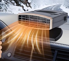 Portable Car Heater and Defroster, 12V Car Heater that Plugs into Cigarette Ligh