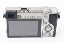 Sony  6000 ILCE-6000 Mirrorless Camera Silver 24.3MP APS-C Used Excellent