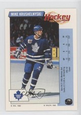 1992-93 Panini Album Stickers Mike Krushelnyski #78 0o9