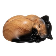 Pet Urns,Sleeping Resin Cremation Cat Urn, Cat Urns for Ashes, Small Animal U...