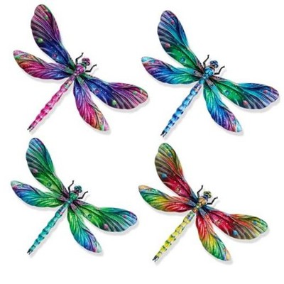 Metal Dragonfly Wall Decor, 9 Inches Dragonfly Outdoor Wall Art 4 dragonfly-a