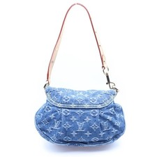 LOUIS VUITTON Monogram Denim Sunset 2 Way Shoulder Bag Indigo M46829 Used 24223d
