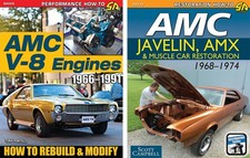 Amc V-8 Engine Rebuild Amc Javelin Amx Muscle Car Restoration Guide Set