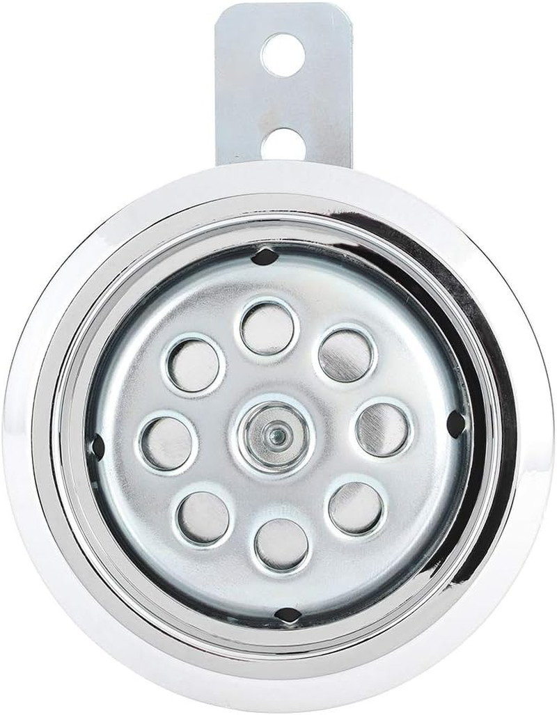Clacson per Moto Vintage e Moderne 110dB 12V 85mm - Argento Vivo