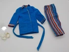 Vintage 1972 Mattel Ken Brad WIDE AWAKE STRIPES #3377 ~ Complete w/ Slippers