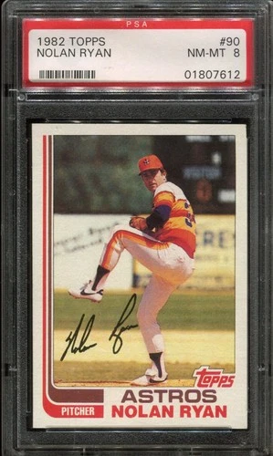1982 Topps Nolan Ryan #90 HOF PSA 8