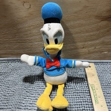 Plush Disney Junior Mickey Mouse Clubhouse 11" Donald Duck w tag Just Play H2