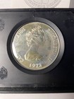 CAYMAN ISLANDS 25 dollars SILVER PROOF 1972 1.5271 oz SILVER — photo 3