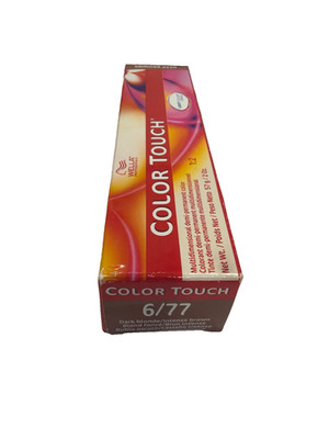 Wella Color Touch Deep Browns 6/77 Dark Blonde/Intense Brown Hair Color 2oz